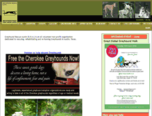 Tablet Screenshot of greyhoundrescueaustin.com